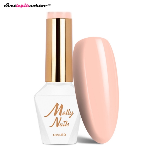 MOLLY NAILS NUDE gel lak 126 - Milky Muffin