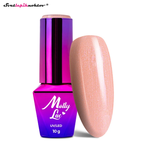 MOLLY NAILS PINK gel lak 127 - Sweet Eclair
