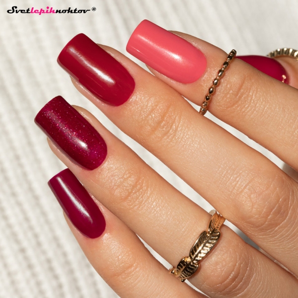 MOLLY NAILS AUTUMN gel lak 190 - Red Wine