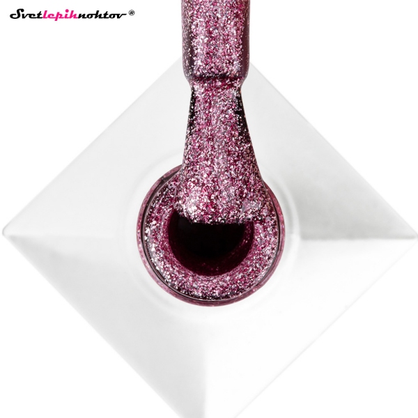 MOLLY NAILS CAT EYE gel lak 253 - Mauve