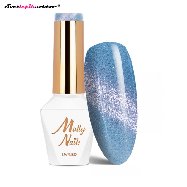 MOLLY NAILS CAT EYE gel lak 262 - Mist