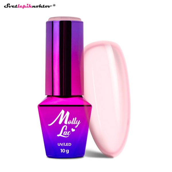 MOLLY NAILS PINK gel lak 26 - Elegant Blush