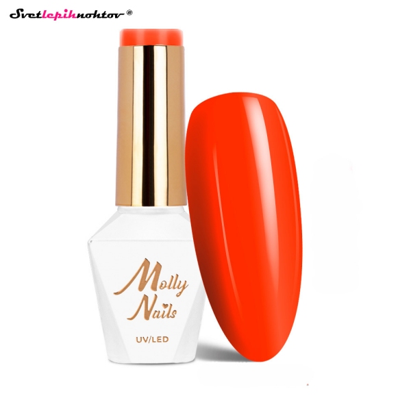 MOLLY NAILS NEON gel lak 285 - Fire Rush