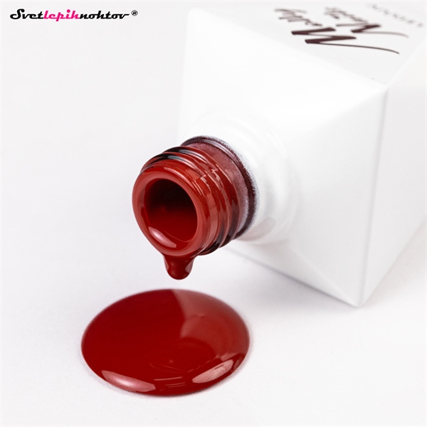 MOLLY NAILS RED gel lak 301 - Burgundy Edit