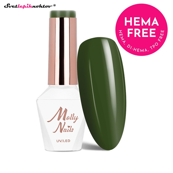 MOLLY NAILS GREEN gel lak 304 - Evergreen