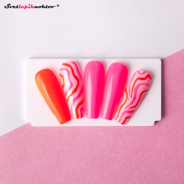 MOLLY NAILS NEON gel lak 332 - Splash Of Pink