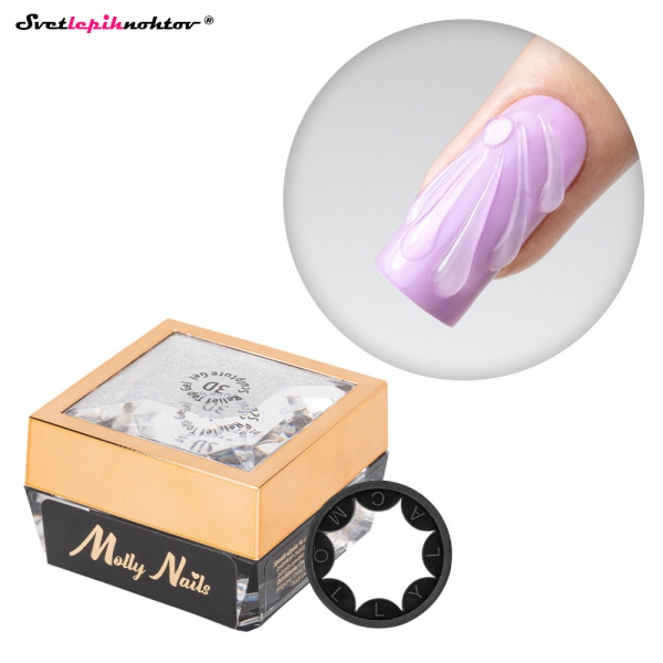 Molly Nails 3D RELIEF top gel