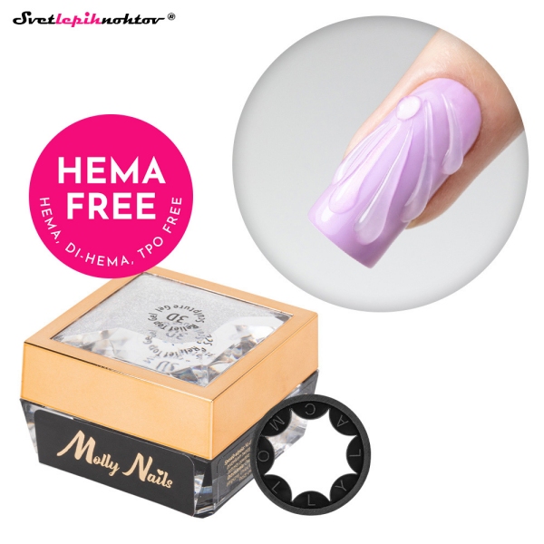 Molly Nails 3D RELIEF top gel