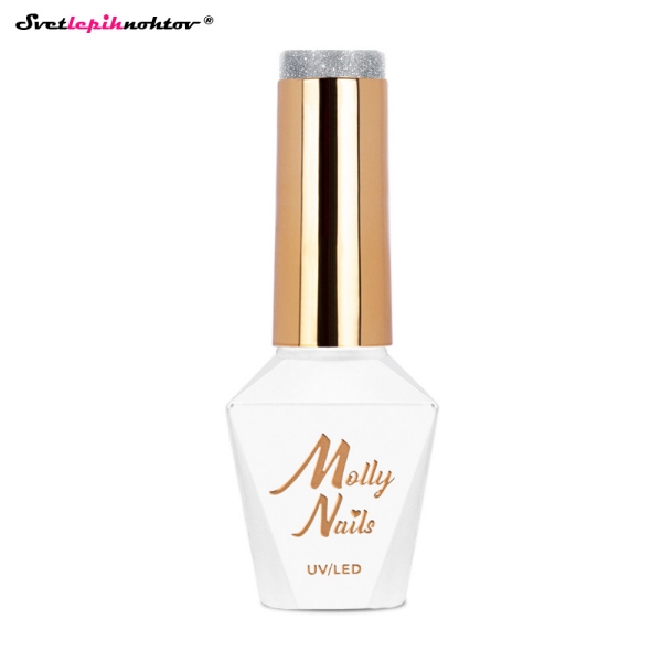 MOLLY NAILS WINTER gel lak 565 - Metal Mind