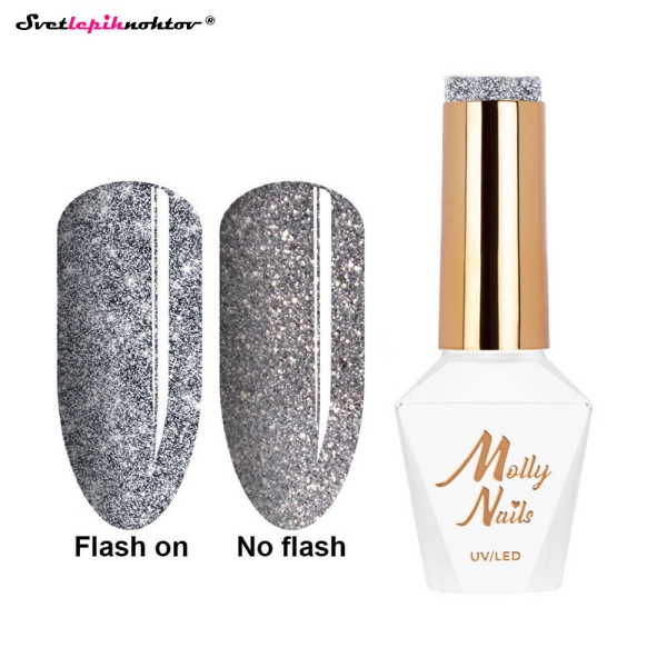 MOLLY NAILS WINTER gel lak 565 - Metal Mind