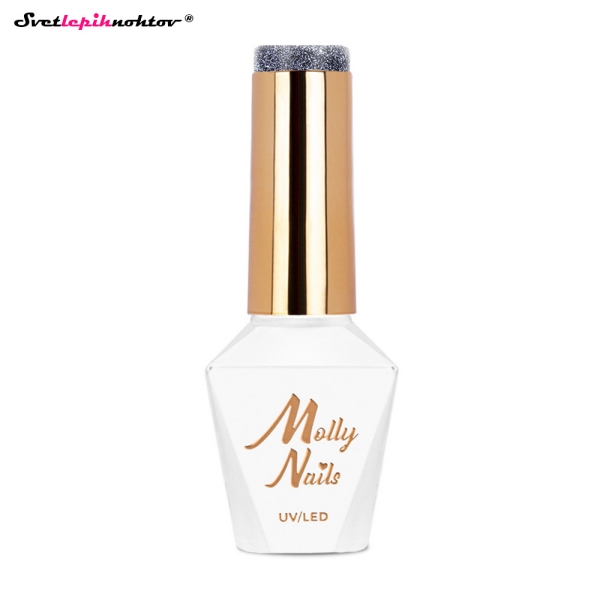 MOLLY NAILS WINTER gel lak 604 - Devil's Night