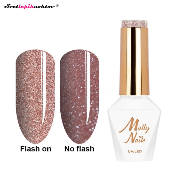 MOLLY NAILS FLASH gel lak 607 - Metamorphosis