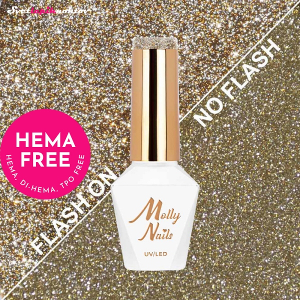 MOLLY NAILS WINTER gel lak 611 - Honeywood