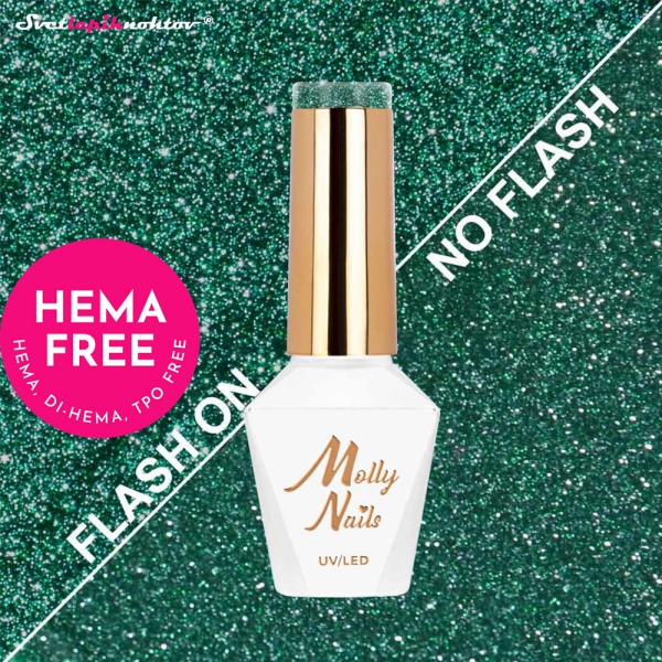 MOLLY NAILS WINTER gel lak 612 - Poison Ivy