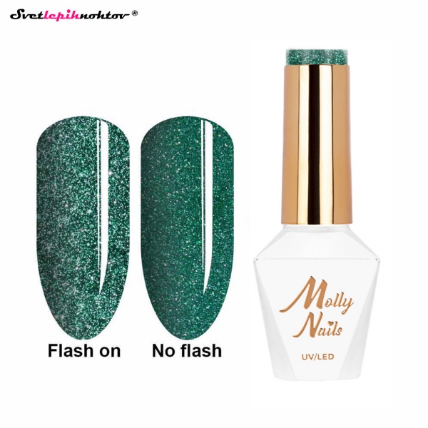MOLLY NAILS WINTER gel lak 612 - Poison Ivy