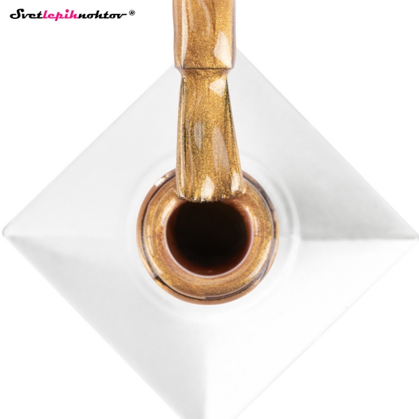 MOLLY NAILS WINTER gel lak 620 - Golden Gift