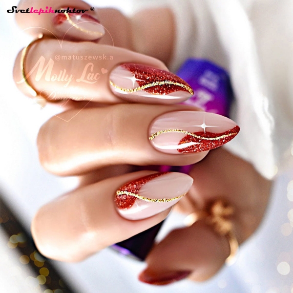 MOLLY NAILS WINTER gel lak 624 - Bright Side