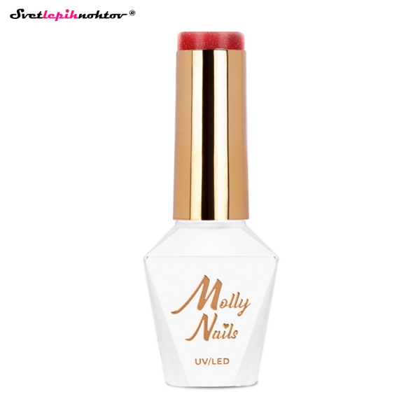 MOLLY NAILS WINTER gel lak 645 - Queen Of Love