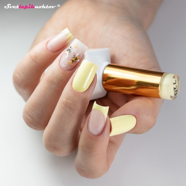 MOLLY NAILS PASTEL gel lak 720 - Yellow Daffodil