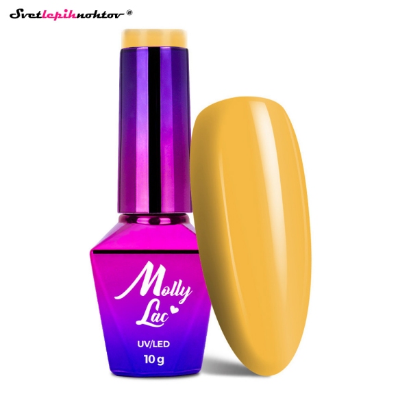 MOLLY NAILS YELLOW gel lak 75 - The Sun