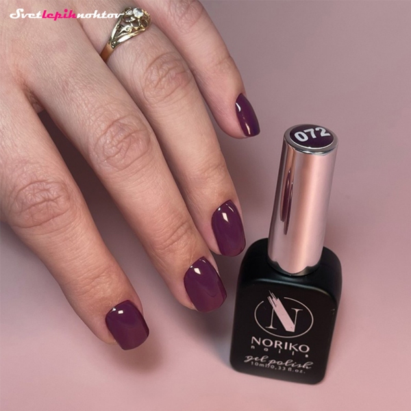NORIKO NAILS gel lak 072 - Plum Rum