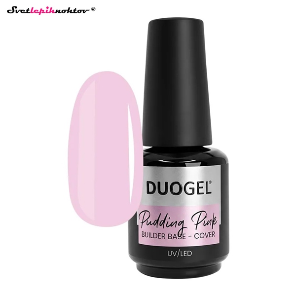 DUOGEL Builder Base Cover 15ml - Pudding Pink
