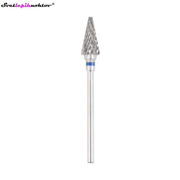 Karbidni brusilni nastavek, veliki stožec, srednje grob