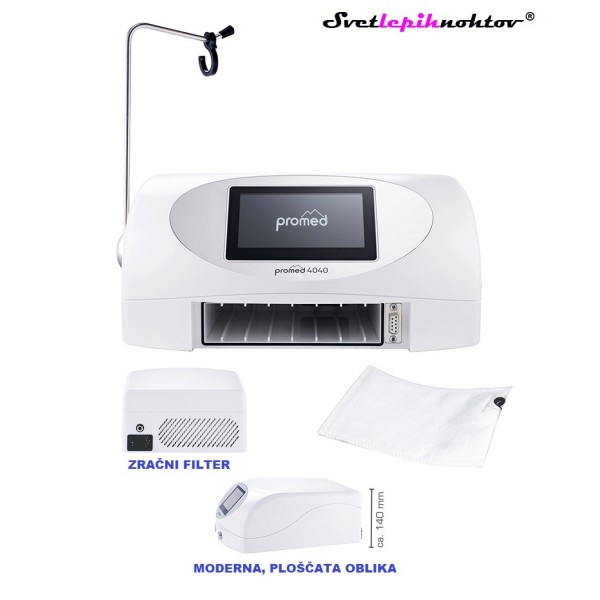 Brusilni aparat Promed 4040, profesionalni električni brusilni aparat s sesalnim sistemom