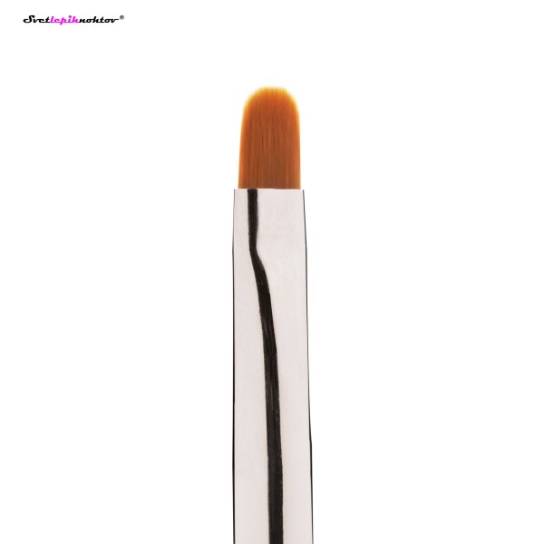 Čopič za gel gold, raven, št. 6