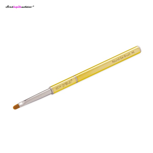 Čopič za gel gold, raven, št. 6
