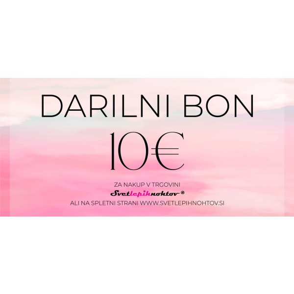 Darilni bon za 10 EUR