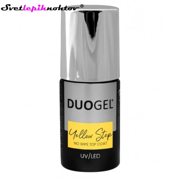 DUOGEL Top Coat Yellow Stop No Wipe, 6 ml