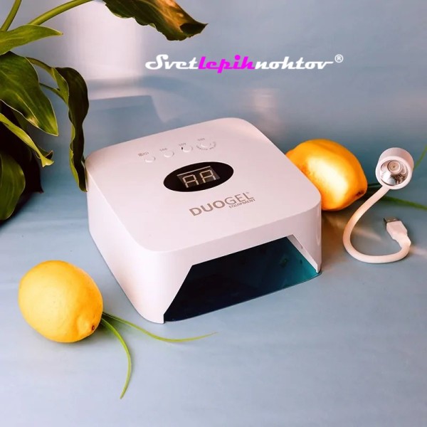 DUOGEL UVA/LED HIBRIDNA brezžična lučka, 54 W   mini LED lučka GRATIS