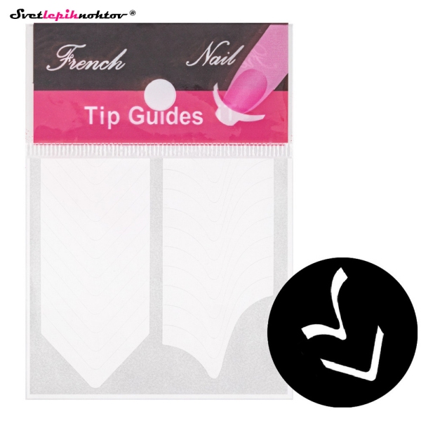 FRENCH Nalepke za nohte - FRENCH GUIDES
