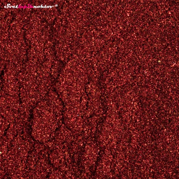 Glass Effect chrome prah - Red