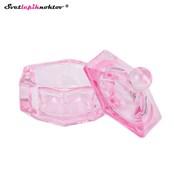 Kozarček za akrilno in poliakrilno tekočino - roza