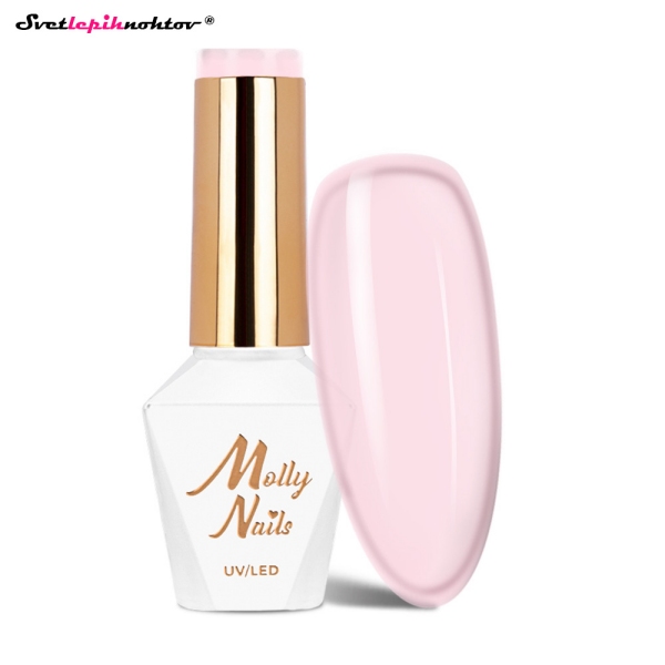 MOLLY NAILS MILKY gel lak 136 - Candy Pink