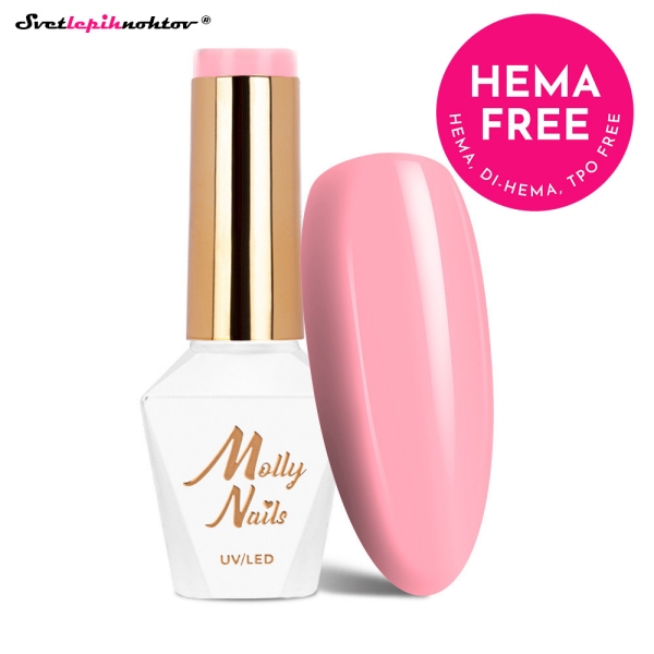 MOLLY NAILS PINK gel lak 66 - Girly