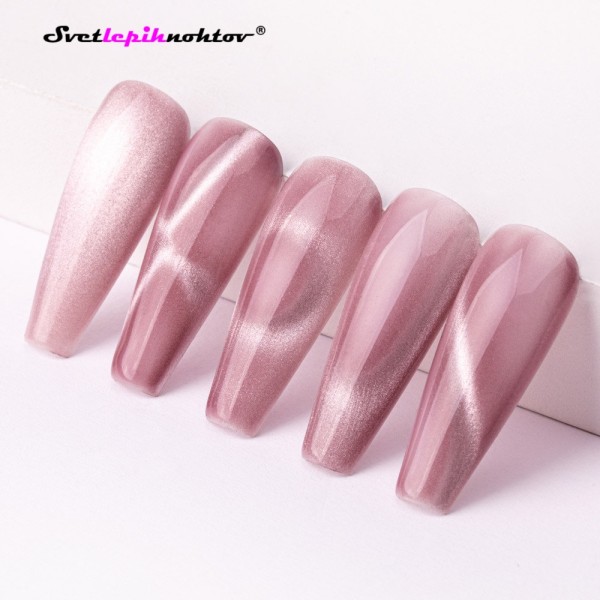 Molly Nails Cat Eye trajni lak za nohte, 8 g, št. 161