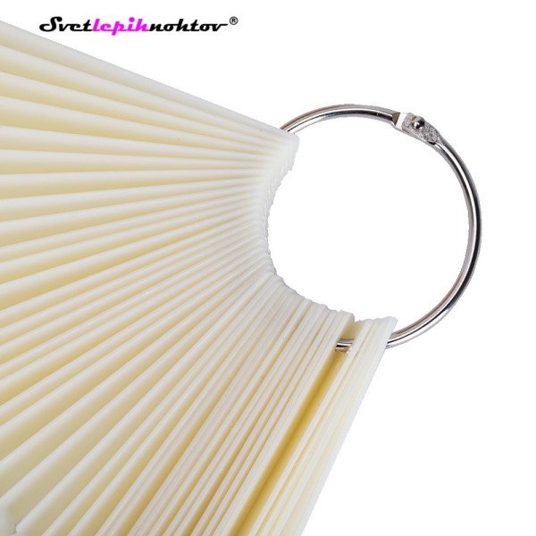 Palčke s konicami za predstavitev barvnih gelov ali lakov, mlečne, stiletto, 40 kos