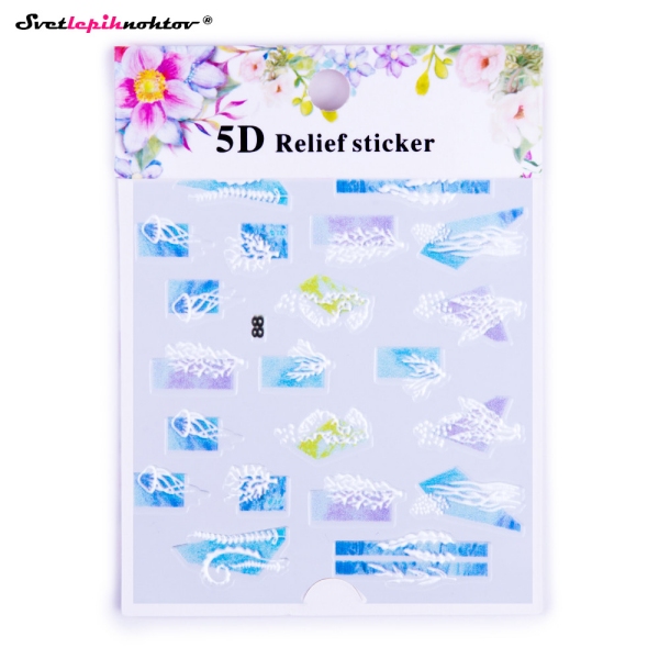 3D Nalepke za nohte - MORJE