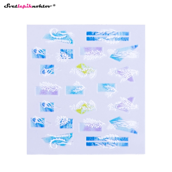 3D Nalepke za nohte - MORJE