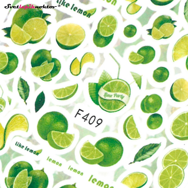 Nalepke za nohte - CITRUS