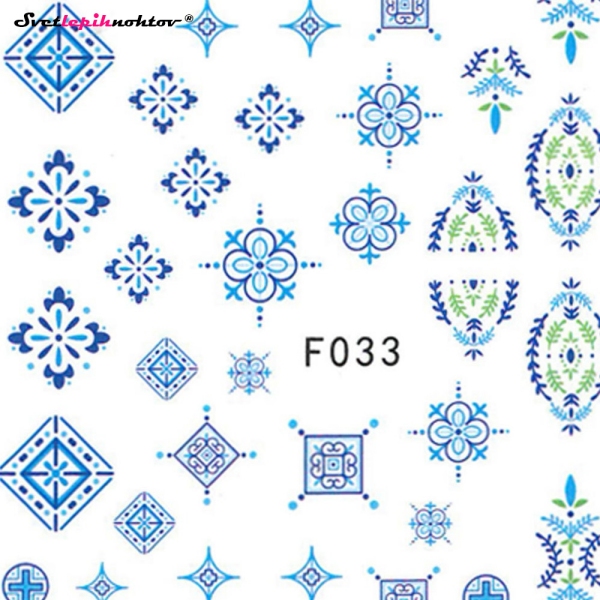 Nalepke za nohte - MOZAIK