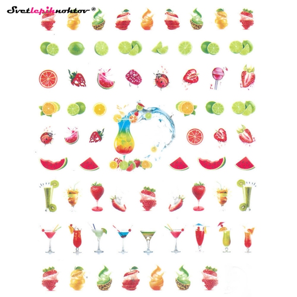 Nalepke za nohte - KOKTAJLI