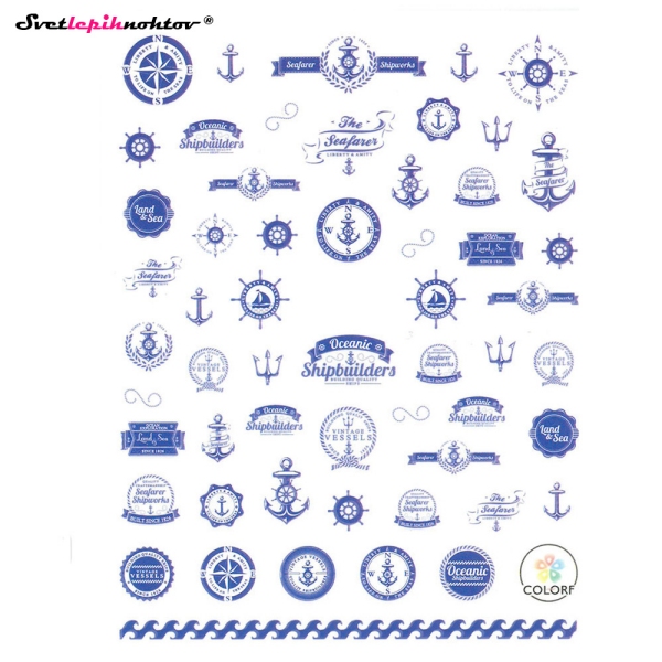 Nalepke za nohte - MORJE