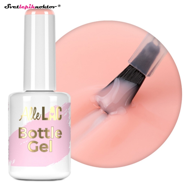 ALLELAC BOTTLE GEL - Peachy Pink