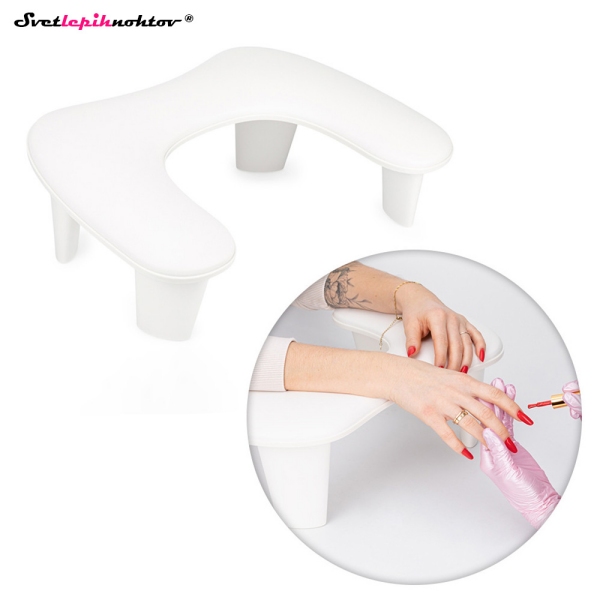 Naslon za roke CROISSANT, bela