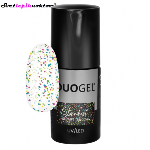 DUOGEL Top Coat No Wipe, 6 ml, Stardust