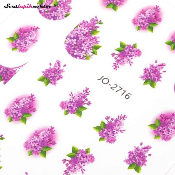 FRENCH Nalepke za nohte - VIJOLICE